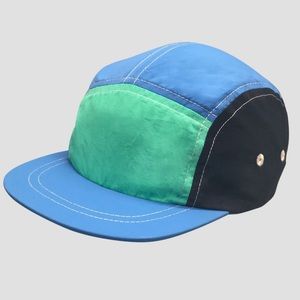 Toddler Boys’ Blue/Mint/Navy Colorblock Panel Hat
